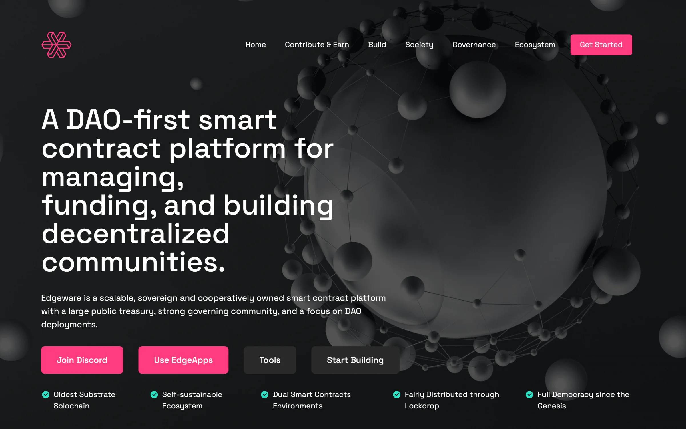 Edgeware.io screenshot
