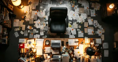 Hand-written to-do list on a notebook page with a pen resting across it